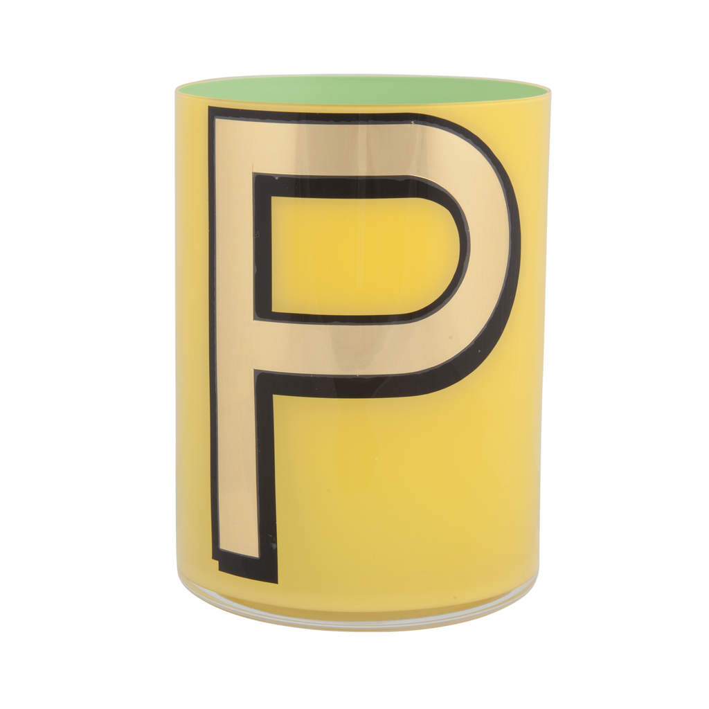 Pencil Pot Buchstabe P Gelb