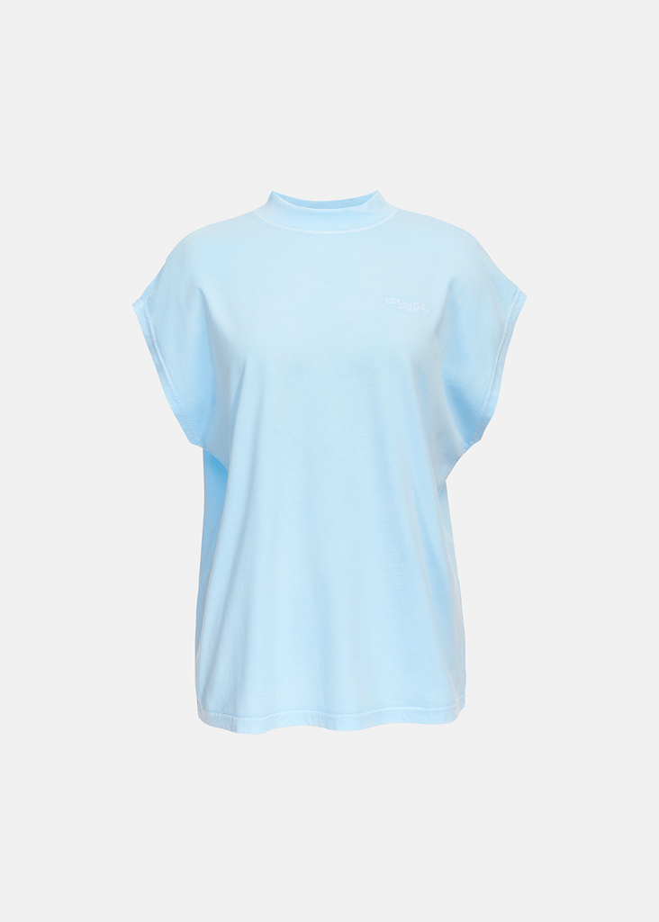 T-Shirt Bleeve in Blau
