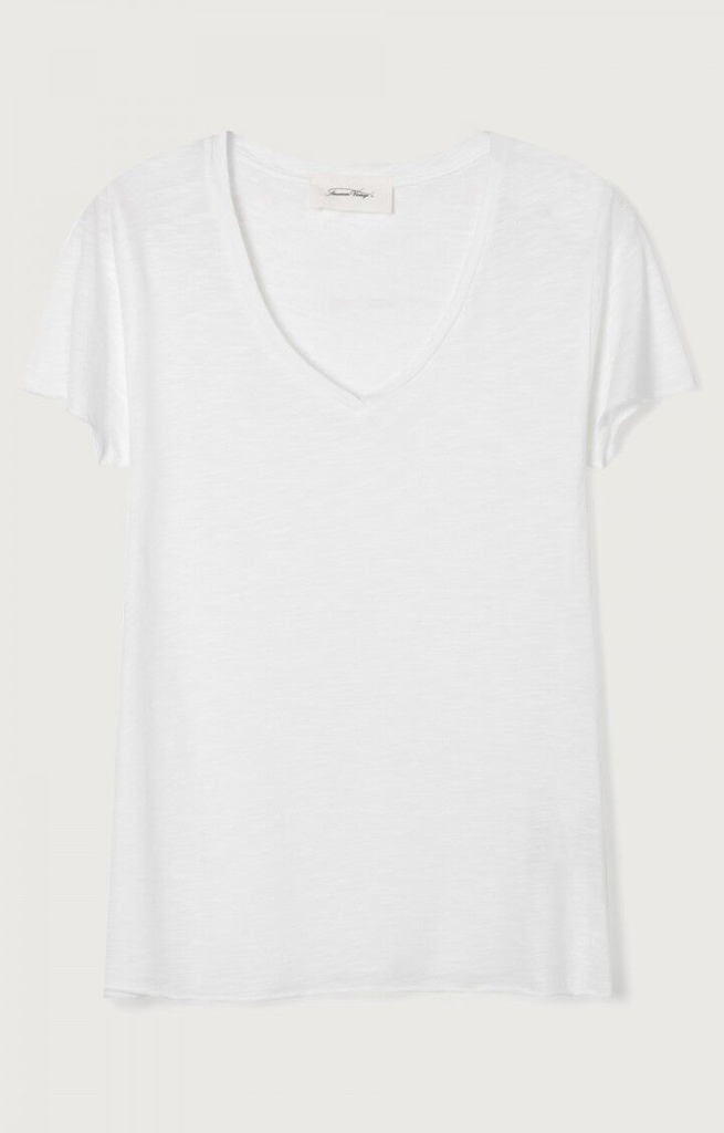 T-Shirt Jacksonville Kurzarm in Weiß, S, weiß