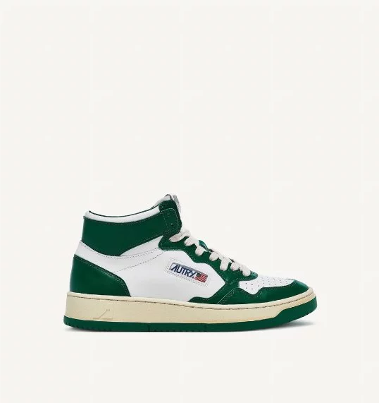 Sneaker Mid Grün/Weiß