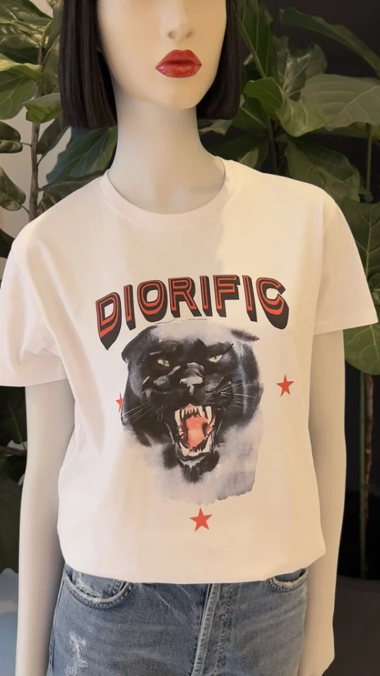 T-Shirt mit Print Tiger
